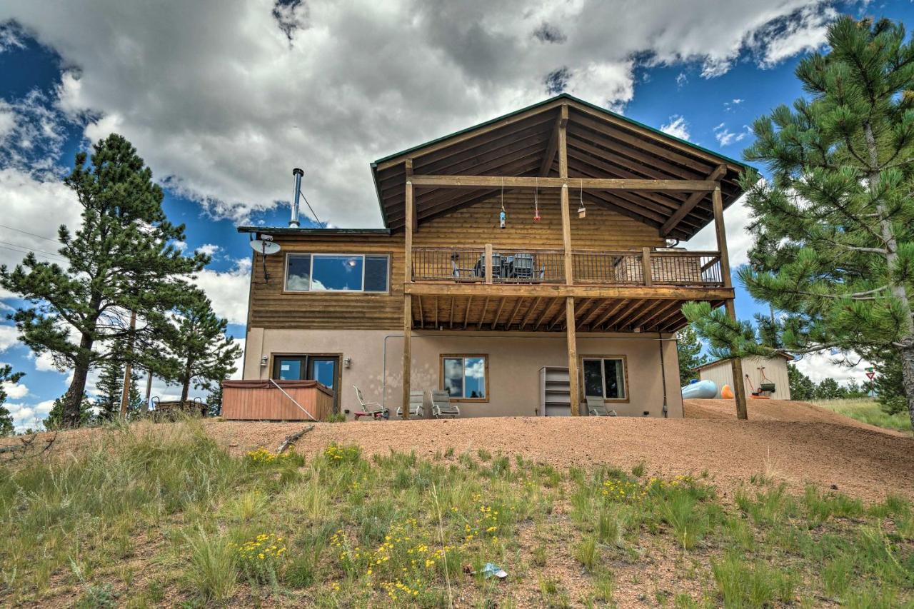 Cripple Creek Mountain Getaway With Hot Tub And Views! Vila Exterior foto